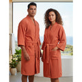 Bata De Baño Unisex Absorbente Unitalla Tela Suave Ligera