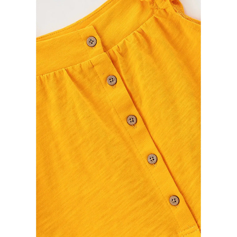 Conjunto Para Niña Short+blusa Mod.3281 Marca Mayoral® Banana Floreado 2 Años