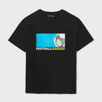 Playera Casual Infantil Y Juvenil 6040 Nukutavake Mayoral® Negro Football League 10 Lisa