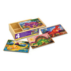 Rompecabezas Bandai De Dinosaurios En Caja Multicolor