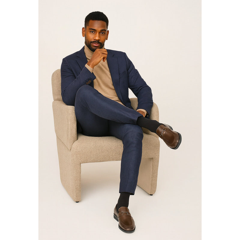 Zapato Mocasín De Vestir Para Caballero Mod.421402  Flexi®