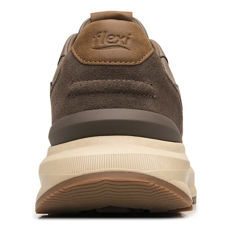 Tenis Chunky Casual Para Hombre Mod.420903 Marca Flexi®