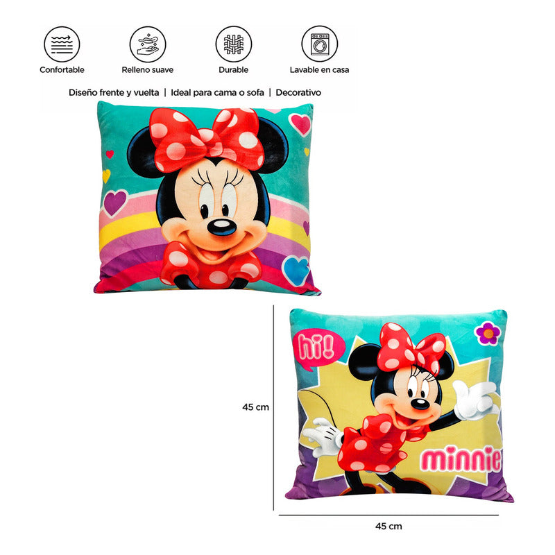 Cojín Reversible Infantil 45x45 Ultra Suave Providencia®