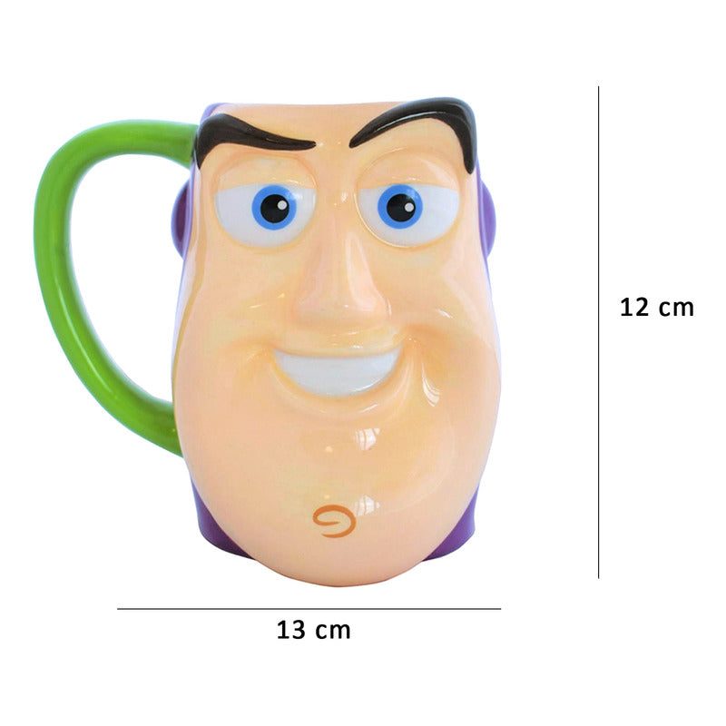 Taza Tarro 325ml De Cerámica 3d Diseños Animados