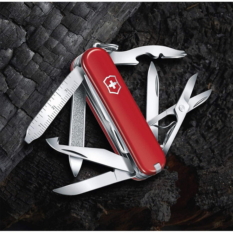 Navaja Multiuso Victorinox Minichamp Color Rojo Con 18 Herramientas