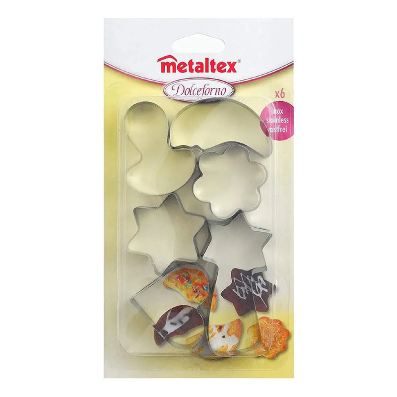 Molde Para Galletas Acero Inoxidable Mod.252350 Metaltex® Plateado