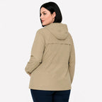 Chamarra Plus Size Para Mujer Dw90-pol9048xl Greenlander® Marrón Claro 2x Lisa