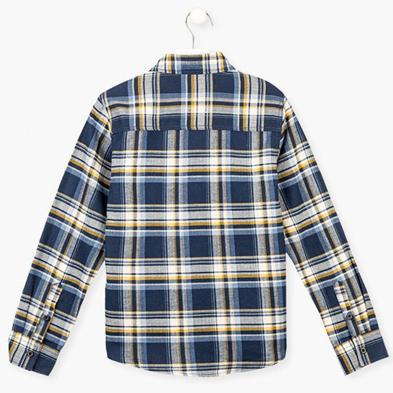 Camisa Cuadros Para Niño Mod.123-3005al Marca Losan®