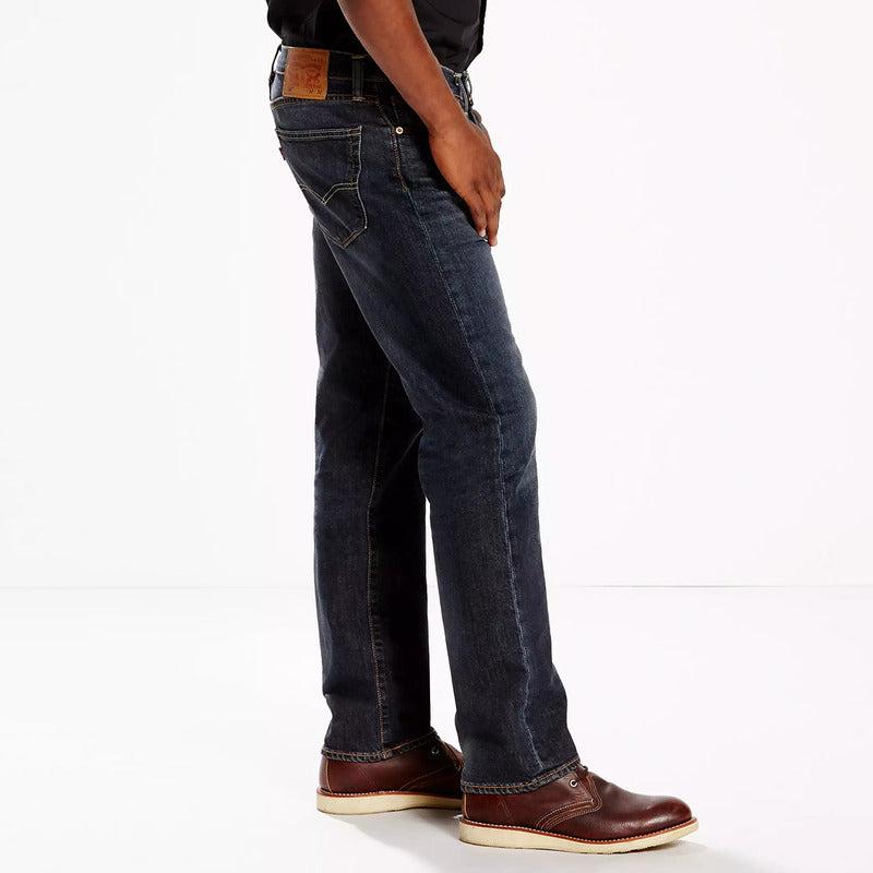 Pantalón Regular De Hombre 005051330 Mod. 505 Marca Levi's® Azul Petróleo Liso 30x32