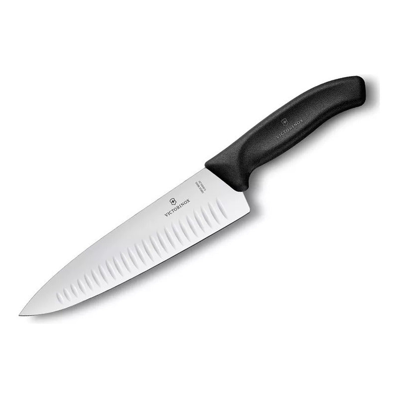 Cuchillo Con Alvéolos Para Chef Mod.6.8083.20g Victorinox® Negro