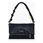 Bolso Pequeño Con Bordado Para Mujer 26saxpax/2000 Desigual® Negro Floreado Níquel