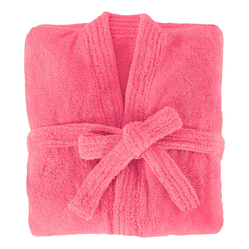 Bata De Baño Unisex Absorbente Unitalla Tela Suave Ligera