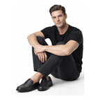 Zapato Mocasín Para Hombre Plantilla Anatómica 423003 Flexi® Negro Lisa 26,5 Mx
