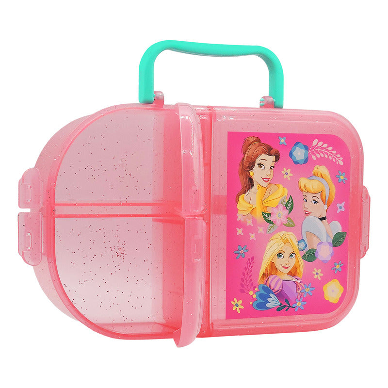 Lonchera Escolar Infantil 3 Divisiones Diseños Animados