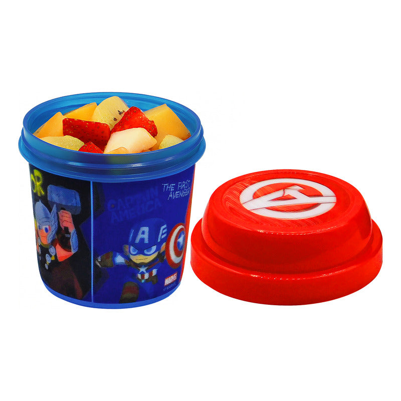 Topper Recipiente 11 Cm Para Comida Diseño Lenticular Niños