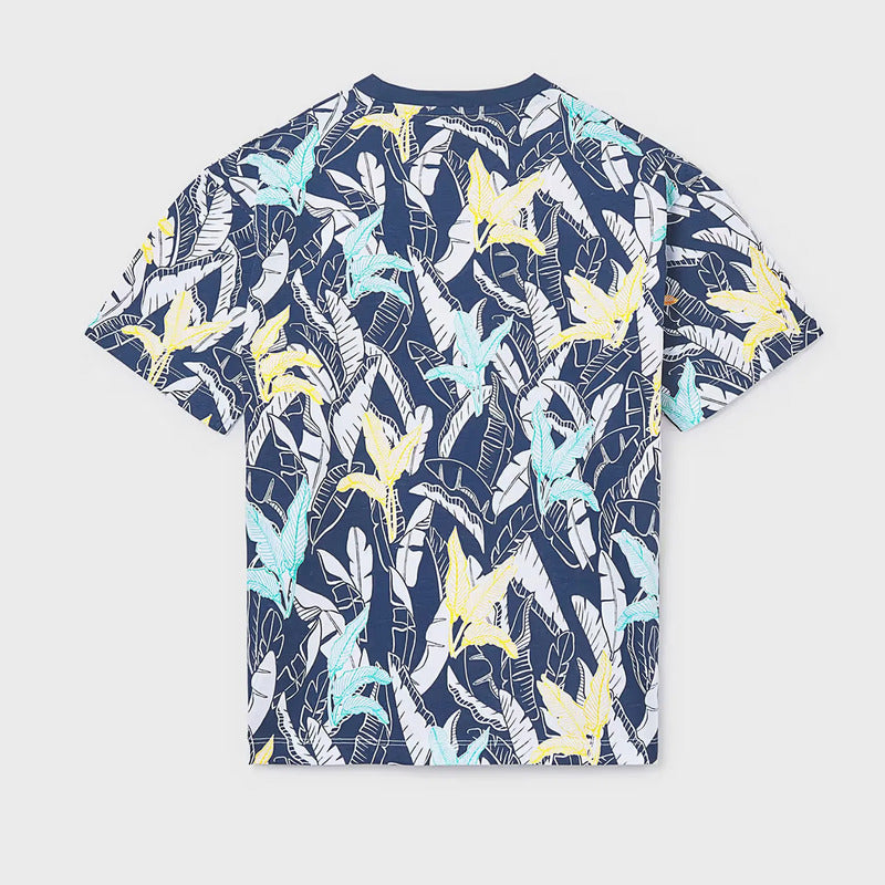 Playera Casual Infantil Y Juvenil 6039 Nukutavake Mayoral® Oceano Floreado 18 Años