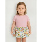 Falda Estampado De Flores Y Mariposas 916-7065aa Losan®