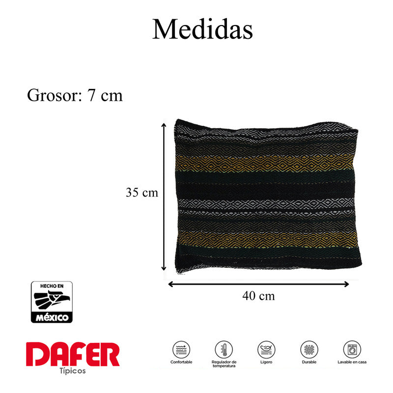 Frazada De Viaje Artesanal Con Almohada Set De Descanso