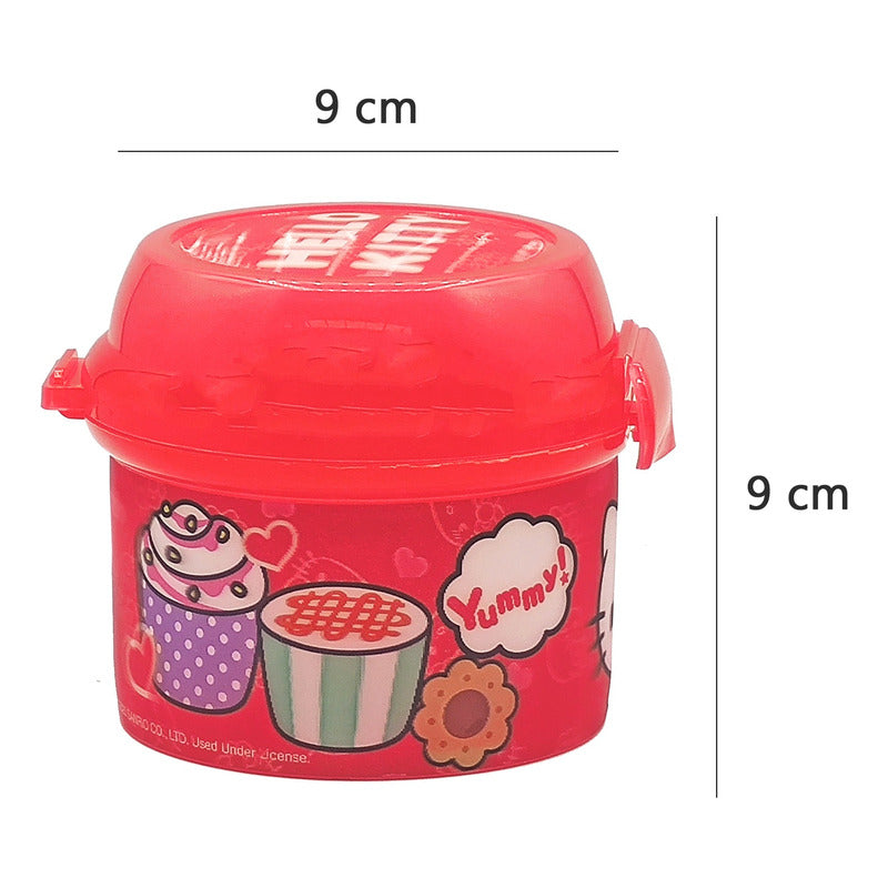 Topper Recipiente Para Comida Diseño Lenticular Niños