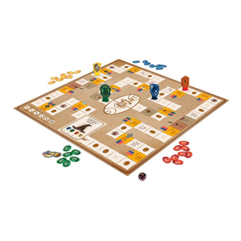 Juego De Mesa Harry Potter La Copa De Las Casas Tablero Familiar Con Fichas Y Puntos Recolección De Gemas Competencia Por Equipos Estrategia Y Diversión Para Niños Y Adultos