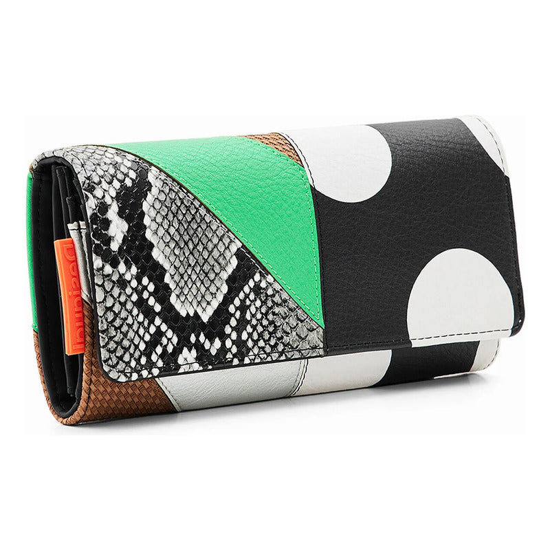 Cartera Para Mujer Mod. 23sayp23/2000 Marca Desigual® Multicolor Geométrico