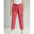 Pantalón Cropped Con Moño En Tencel Mod.6583 Marca Mayoral® Rosa Chicle Liso 12