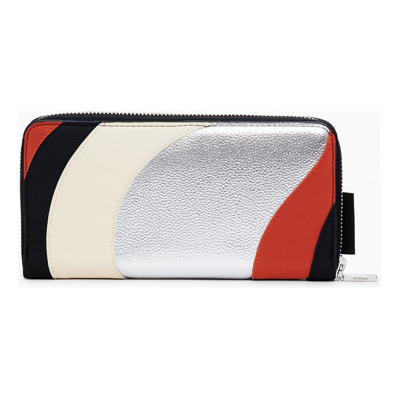 Cartera Casual Para Mujer Mod.24wayp03/9019 Marca Desigual® Multicolor Geométrico
