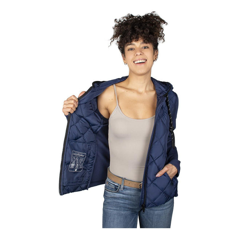 Chamarra Capitonada De Mujer Mod. Dw86-vpol6990 Greenlander®
