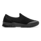 Tenis Tejido Para Mujer Mod.105111 Marca Flexi® Negro Tejida 25 Mx