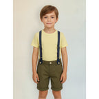Bermuda Con Tirantes Para Niño Mod.215-9790al Marca Losan®