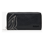 Cartera Mediana Para Mujer 25sayp09/2000 Marca Desigual® Negro Liso