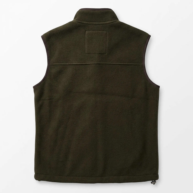 Chaleco Fleece Para Hombre Cw90-vcfe7230 Marca Greenlander® Olivo Lisa Ch