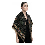 Chalina Chal Elegante Suave Para Mujer 130x130cm Multiusos Marino Figuras Unitalla