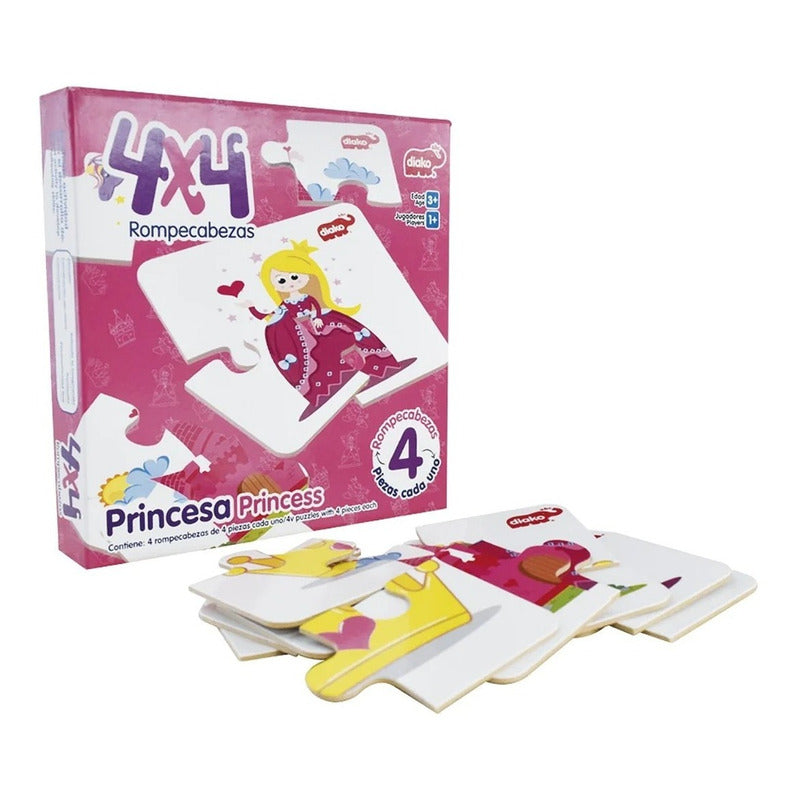 Rompecabezas De Princesas Mod.bu-1514 Marca Diako®