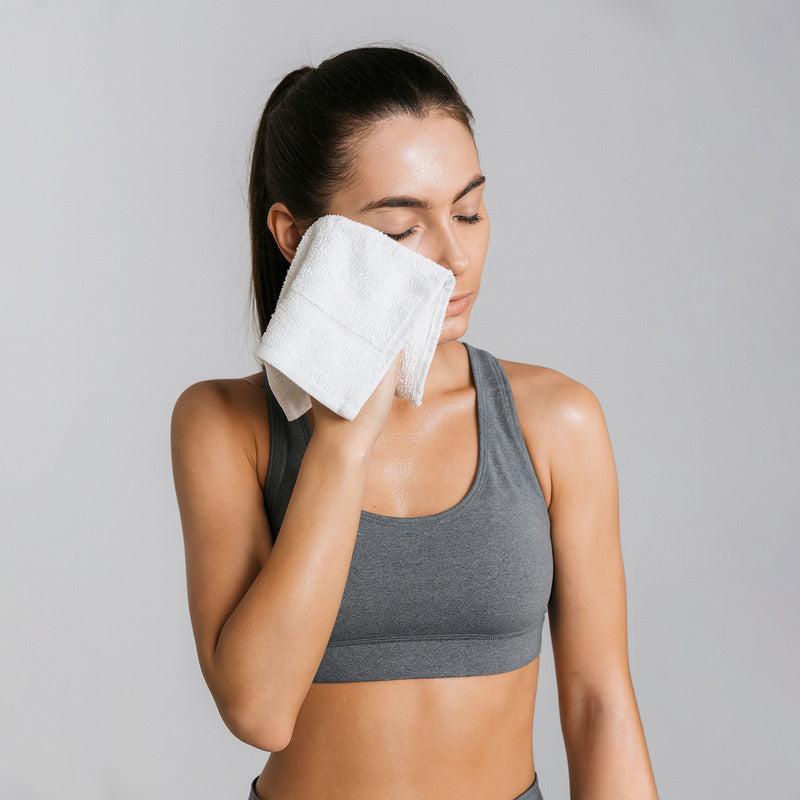 Toalla Facial Económica Para Viaje Ó Gimnasio 30cmx32cm