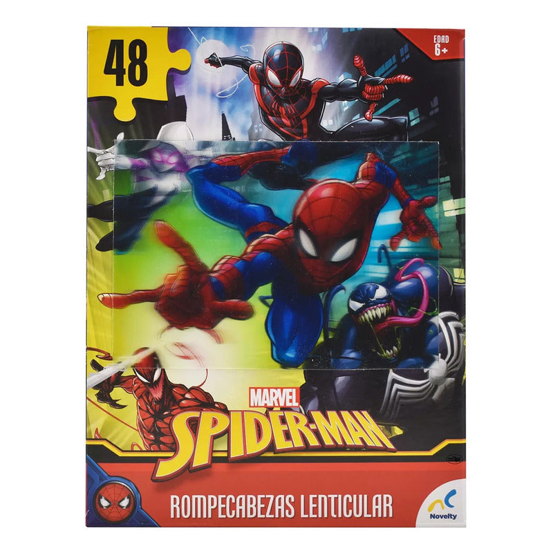 Rompecabezas Lenticular Spider -man Jca-3118t Marca Novelty®