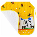 Mandil Delantal Ajustable Multiusos Repelente 65x50cm Amarillo Granja