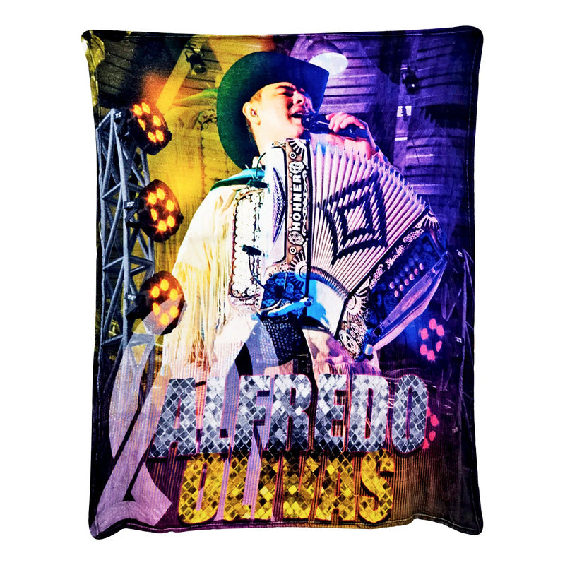 Cobertor Serenity Matrimonial Diseños Artistas Providencia® Alfredo Olivas 900 G Multicolor