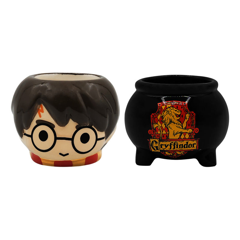 Tazas Mini De Ceramica Set 2pz Expreso 103.5ml Harry Potter Multicolor Harry Potter 1778-23