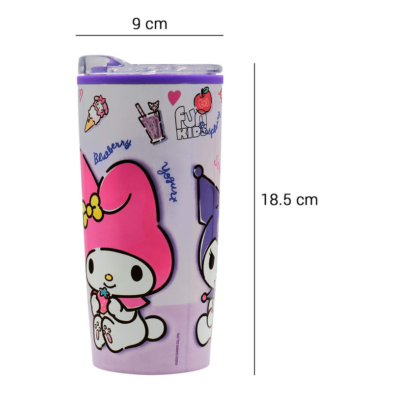 Vaso Termo Con Tapa 450ml Para Adulto Diseños Varios