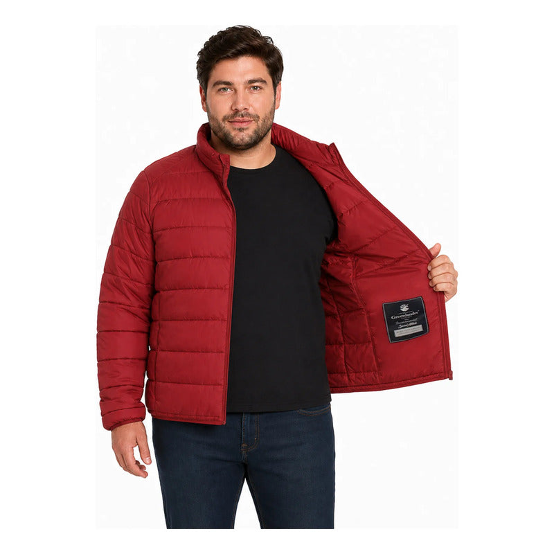 Chamarra De Pluma Para Hombre Cw89-pol8764xl Greenlander® Rojo 2x Capitonado