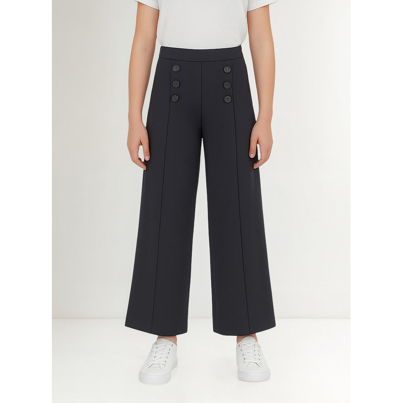 Pantalón Acampanado Para Niña Mod.6534 Marca Mayoral® Gris Oscuro Liso 16 Años