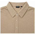 Playera Ligera Casual De Hombre Mod. A61417 Marca Bobois® Beige Eg Geométrico