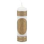 Set Para Bautizo Vela+concha+toalla+caja De Madera
