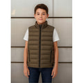 Chaleco Acolchado Para Niño Mod.7396 Marca Mayoral® Verde Olivo Lisa 8