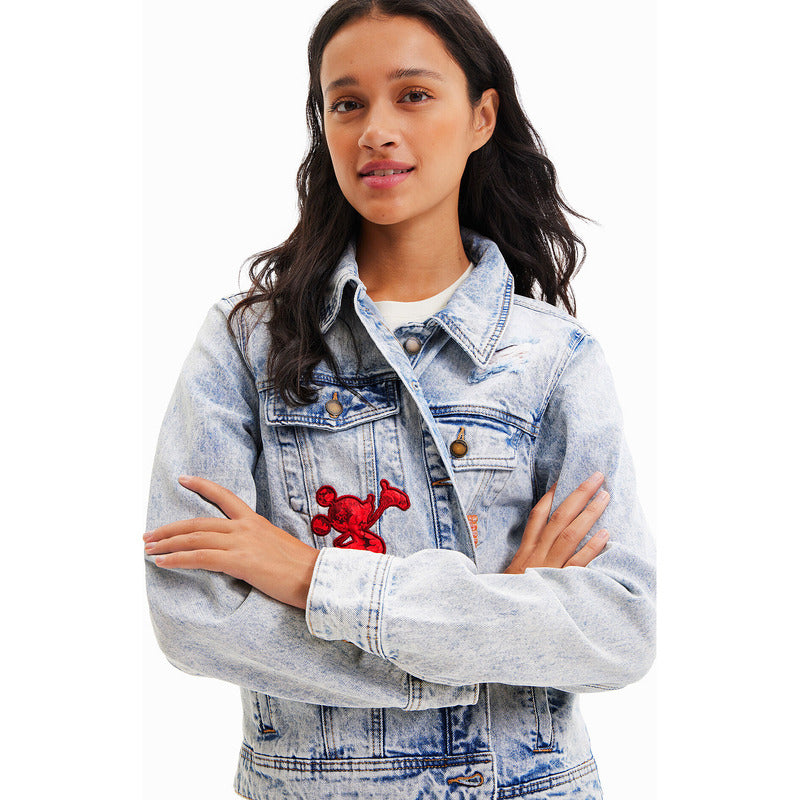 Chaqueta Vaquera De Mezclilla Para Dama Marca Desigual®