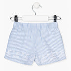 Short Con Flores Bordadas Para Bebe Mod.018-9002al Losan®