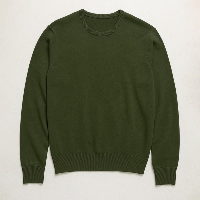 Suéter Para Hombre Básico De Punto Fino E55301 Marca Bobois®