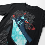 Playera Oversize Fit De Hombre Igris Mascara De Latex® Negro Igris Eg Lisa