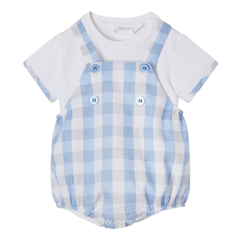 Conjunto Para Bebé Pañalero+playera Mod.1679 Marca Mayoral®
